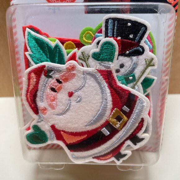 'Ugly Sweater Patches' Set of 6 Decorative Pin Patches NEW In Packaging! - Picture 3 of 5